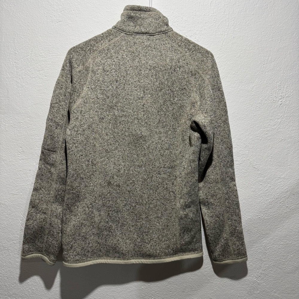 Patagonia fleece better sweater half zip white birch M - Picture 3 of 6